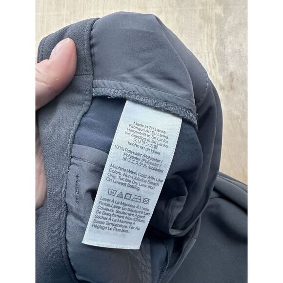 Madewell Thunder Cloud Sz 2 Gray Dress Pants Chino Women’s - Picture 4 of 5